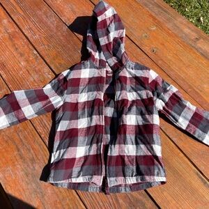 Plaid zipper jacket